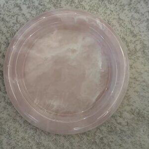 Pink Ceramic Plate   Display Piece